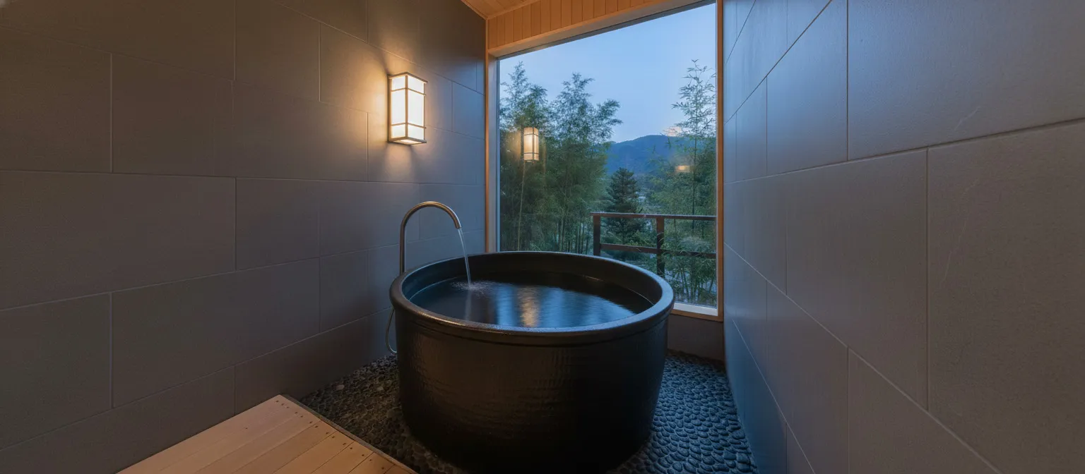 Ceramic bathtub Shigaraki ware 1