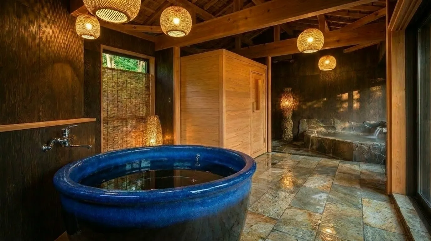 Ceramic bathtub Shigaraki ware 4